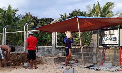 Philippine drinking water installation site