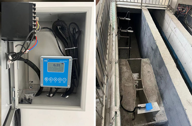 Online pH analyzer